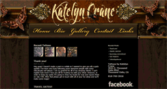 Desktop Screenshot of katelyncrane.com